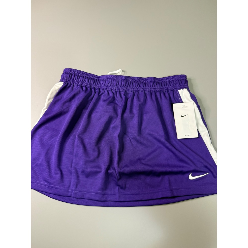 Nike Womens Lacrosse Dri-FIT Skort Purple White DO8837-546 Size M NWT